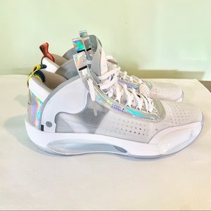Air Jordan XXXIV Metallic silver white